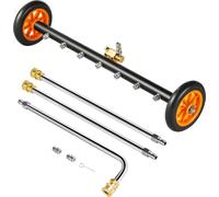 590mm Nettoyeur haute pression sous châssis 2 roues 2 tiges prolongées