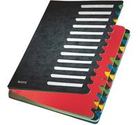 59120095 Trieur Carton 12 Onglets Colorés Noir (Import Allemagne)