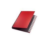 [59240025] LEITZ Trieur, A4, A-Z, 24 compartiments, plastique, rouge