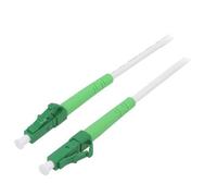 59583 Câble patch fibre OS2 LC/APC, des deux côtés 0,5 m LSZH blanc Goobay