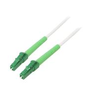 59586 Câble patch fibre OS2 LC/APC recto-verso3 mètresLSZH blanc Goobay