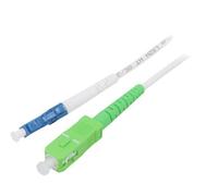 59609 Câble patch fibre OS2 LC/UPC, SC/APC 2m LSZH blanc Application : LAN Go...