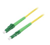 59629 Câble patch fibre OS2 LC/APC, recto-verso 2m LSZH jaune Goobay