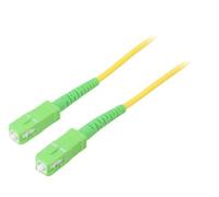 59639 Câble patch fibre OS2 SC/APC, recto-verso 2m LSZH jaune Goobay