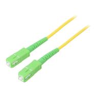 59645 Câble patch fibre OS2 SC/APC, recto-verso 25m LSZH jaune Goobay