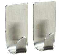 [59777-00000-00] tesa Pack 2 Crochets Powerstrips ZOOM WATERPROOF Small, argent