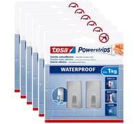 [59780-00000-00-6] tesa Lot de 6 Sets de 2 Crochets Powerstrips Auto-Adhésifs...