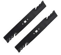 598-631 Lot de 2 lames mulching de rechange compatibles avec Oregon Gator G5, lame de tondeuse à gazon à nœud papillon de 53,3 cm, remplace 742-0741 942-0741 942-04276 742-0741