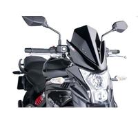 5997 - accessoire de pare-brise à main en forme de dôme compatible avec kawasaki er-6n 2012-2016 COULEUR NOIR