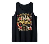 59th Birthday Queen Chapter 59 Fabulous Since 1967 Women Débardeur