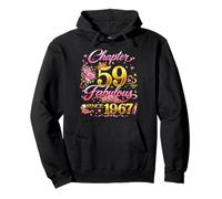 59th Birthday Queen Chapter 59 Fabulous Since 1967 Women Sweat à Capuche