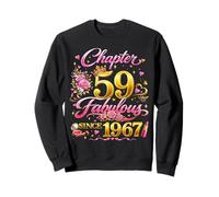 59th Birthday Queen Chapter 59 Fabulous Since 1967 Women Sweatshirt