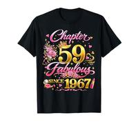 59th Birthday Queen Chapter 59 Fabulous Since 1967 Women T-Shirt