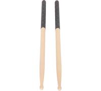 5a Drum Sticks pour Adultes Enfants Débutants Bois d'Erable Tip Drum Sticks avec Anti -Slip - Caoutchouc - Caoutchouc - Accessoires pour Instruments de Musique Noir x Motif
