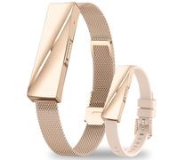 5ATM Smart Fitness Tracker d'activité, 170+Modes d'exercice D'activité Traceur Santé, 24/7 Pressionartérielle/SpO2/Fréquence Cardiaque/Sommeil/Stress, Cycle Féminin, Rappel D'appel/SMS, 2 Bracelets
