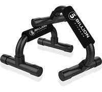 5BILLION Poignée de Pompe Poitrine Abdominale Exercice - Push Up Bars Stand Sports accueil salle de gym exercise exercices de formation - Antidérapantes Mousse Poignée Black (1 Paire)
