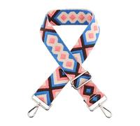 5cm/1.97" po de Large Sangle de Sac à bandoulière pour Sac à bandoulière Sacs à Main Sangles de Bagages Remplacement des Sangles de Sac à Main Ethniques Fermoir en Argent A14