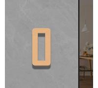 5cm/ 7cm/ 10cm Numéros De Maison De for L'extérieur, Numéros D'adresse De Porte 3D Auto Adhésifs, Décorations De Boîte Aux Lettres for Panneau De Fenêtre Extérieure Appartement(Gold,0,10x4.8CM)