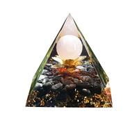 5cm pierre naturelle Orgonite Pyramide Cristaux Générateur d'énergie Orgone Guérison Reiki Chakra Méditation Ornements Artisanat Maison Bureau Art Décoration Cadeau