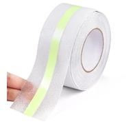 5cm x 10m Briller dans Le Noir Marches D'Escalier Adhésives Antidérapantes | Ruban de Sécurité à Haute Traction, Bande Antidérapante Lumineuse Intérieure, pour Escalier, Balustrade, Sortie
