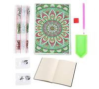 5D 50 Pages diamant peinture cahier de croquis bricolage forme spéciale mandala fleur motif diamant journal livre