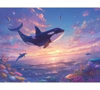 5D Adulte Diamond Painting Complet Kits, Animaux De GoéLand DIY Numérique Mosaïque Gemme Art, Décoration Murale à la Maison, Cadeaux pour Les Filles 40x50cm YN5N-211