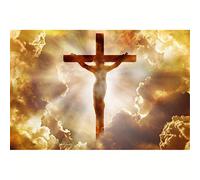 5D Bricolage Diamant Kits de peinture de diamant bricolage 5D pour adultes Full Drill, Jésus Broderie Diamant kit Complet, décoration à la Maison/Salon/Chambre/Bureau 40X30cm