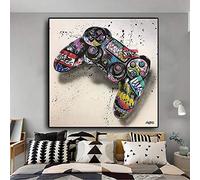 5d Bricolage Diamant Peinture Manette de Jeu Doodle Cristal Strass Plein Forage Broderie Art Artisanat pour la décoration Murale à la maison40x40cm Foret carré Complet