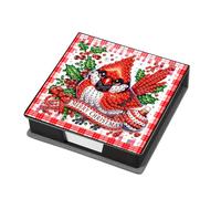 5d bricolage PU Cardinal Notecard Box GEM Art Sticky Note Nother