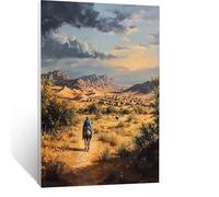 5D Désert Diamond Painting Kit pour Adulte, Ville Peinture Diamant Adulte, Bricolage Cristal Point de Croix Broderie Diamant Painting Kits, Activité Manuelle Enfant, Cadeau Femme 30 x 40 CM LSJ9072