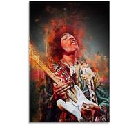 5d Diamant Broderie Jimi Hendrix Nouveau 2 Affiche Peinture Toile Diamant Croix Peinture Kits Diy 11.8"x15.7"(30x40cm) Sans Cadre