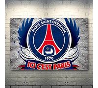 5D Diamant Peinture Broderie Point De Croix Kits Paris Saint Germain Football 50x60cm Plein Forage Peinture Diamant,Kit DIY Diamant Painting pour Adultes et Enfants,Strass Diamant Artisanat