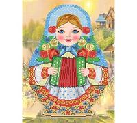 5d Diamant Peinture kit complet poupée russe Full Drill DIY Diamond Painting par numéro Kits broderie diamant pour broderie au point de croix Artisanat pour 30 * 40cm