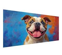 5D Diamond Painting,35x70cm Diamond Painting Grand Format animal,Peinture Diamant Adulte Enfant Cristal Art Set,DIY chien Broderie Peinture Diamant Kit pour Halloween Décoratio Murale Cadeaux W1-814