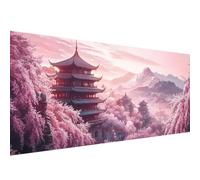 5D Diamond Painting,40x80cm Diamond Painting Grand Format paysage,Peinture Diamant Adulte Enfant Cristal Art Set,DIY tour Broderie Peinture Diamant Kit pour Halloween Décoratio Murale Cadeaux W1-850