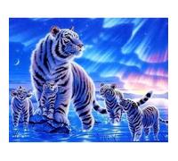 5D diamond painting 5D Broderie Diamant Tigre kit Peinture Diamant kits Craft Photos pour Home Décoration Murale 30×40cm