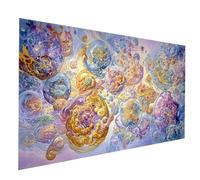5D Diamond Painting Adulte Abstrait Peinture Diamant Paysage Diamond Painting Enfant Débutants DIY Broderie Diamant Kit Complet Peinture Numero 90 x 180 cm pour Tableau Decoration Murale JXL-8518
