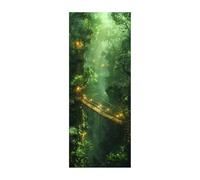 5D Diamond Painting Adulte Arbre, Peinture Numéro avec Diamants Pont suspendu, avec Complet Diamond Painting Accessoires, Loisirs Créatifs Adultes pour Tableau Decoration Murale 250 x 100CM ZSDH-1094