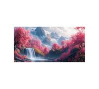 5D Diamond Painting Adulte Chutes, Peinture Diamant Pétale Diamond Painting Enfant 100x50 CM, Crystal Artisanat Dessin, DIY Broderie Diamant Kit Complet pour Cadeau Femme, Decoration Murale DZSH-3853