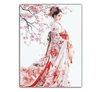 5D Diamond Painting Adulte, DIY Diamond Painting Japon Diamant Painting Femme Diamond Painting Accessoires, Art du Diamant Peinture Strass Point de Croix Painting pour Décoration, Homme 50X70CM Z6-849