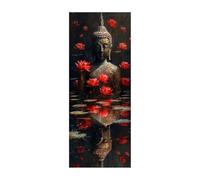 5D Diamond Painting Adulte Fleur, Peinture Numéro avec Diamants Zen, avec Complet Diamond Painting Accessoires, Loisirs Créatifs Adultes pour Tableau Decoration Murale Cadeau 250 x 100cm ZSDH-4069