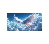 5D Diamond Painting Adulte Phénix, Peinture Diamant Nuage Diamond Painting Enfant 70x140 CM, Crystal Artisanat Dessin, DIY Broderie Diamant Kit Complet pour Cadeau Femme, Decoration Murale DZSH-4343