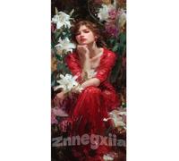 5D Diamond Painting Adulte XXL, DIY Diamond Painting Beauté Diamant Painting Adulte/Enfant, Fleur Diamond-Paintings Broderie Point de Croix Diamond Art pour Salon Decor Murale, 50x100 cm/20x40 Inch