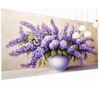 5D Diamond Painting Adultes Enfants Fleur Peinture Diamant Painting Bonsaï, DIY Broderie Diamant Grand Format 30x60 cm Kit Broderie Point de Croix pour Débutants Décoration Murale Maison S2-607