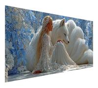 5D Diamond Painting Animal, Diamond Painting Enfant Femme, Broderie Diamant Cristal Art Kits, DIY Peinture Diamant, 5D Loisirs Créatifs Point de Croix, Decoration Maison, Cadeau Femme, 160x70cm 3-2679