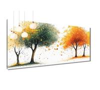 5D Diamond Painting Aquarelle Peinture Diamant Painting, DIY Arbre Broderie Diamant Kit Complet, Diamond Art Point de Croix Bricolage Loisirs Créatifs Adultes pour Decoration Murale 100x200 cm T3-810
