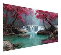 5D Diamond Painting Arbre, Diamond Painting Enfant Voir, Broderie Diamant Cristal Art Kits, DIY Peinture Diamant, 5D Loisirs Créatifs Point de Croix, Decoration Maison, Cadeau Femme, 70x40cm 4-1875