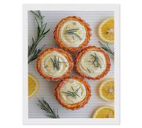 5D Diamond Painting Art Kits pour Adulte, Fruits gâteaux Peinture Diamant Kits, DlY Round Full Drill Diamond Art Kit Gemme Point de Croix Set Débutant Cristal Artisanat Maison Décor 30 x 40cm g-1009