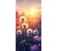 5D Diamond Painting Atardecer Diamond Painting Adultos Diente de LeóN Kit Punto de Cruz DIY Manualidades Adultos Cuadro Diamantes Punto de Cruz Niños, para Decoracion Otoño Casa 50x100cm F - 943