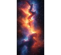 5D Diamond Painting Azul Diamond Painting Adultos Cielo Estrellado Punto de Cruz Kit Completo DIY Manualidades Adultos Cuadro Diamantes Punto de Cruz Niños, para Decoracion Otoño Casa 20x40cm F - 945